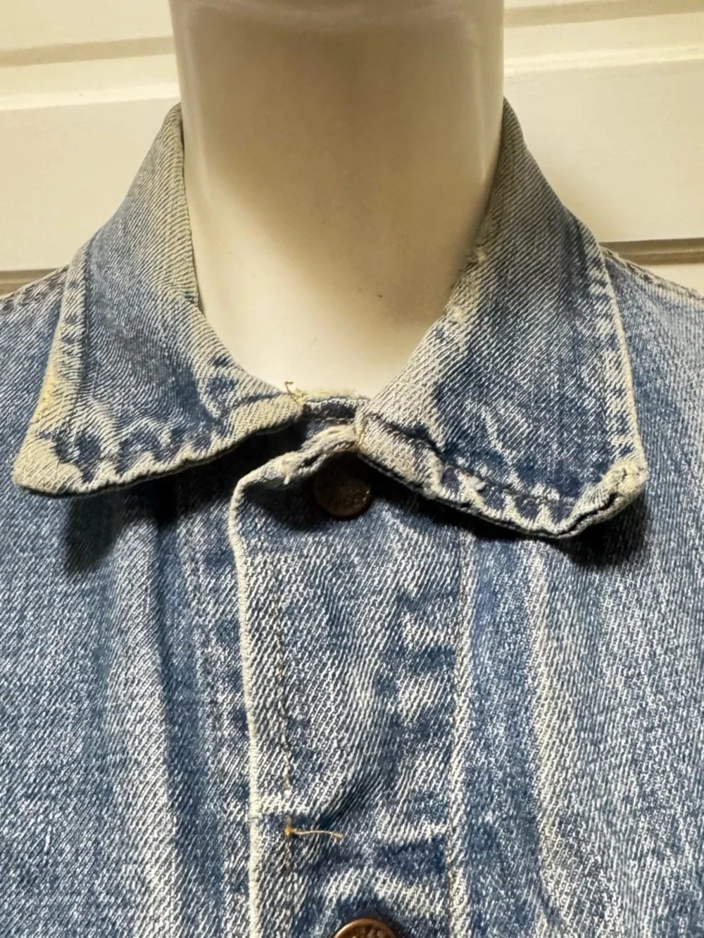 Bar C RARE FIND VTG 60-70s Harley-Davidson Light Distress Blue Denim Jacket